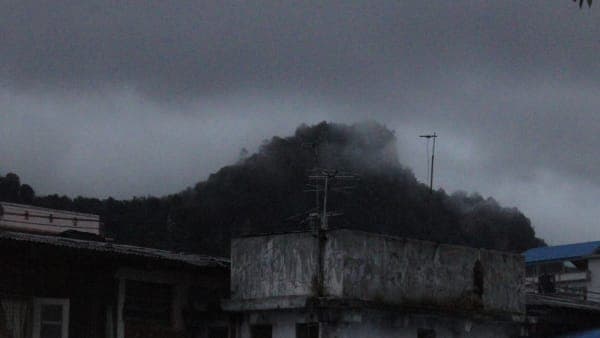 Mountain View beside my house during a Misty day